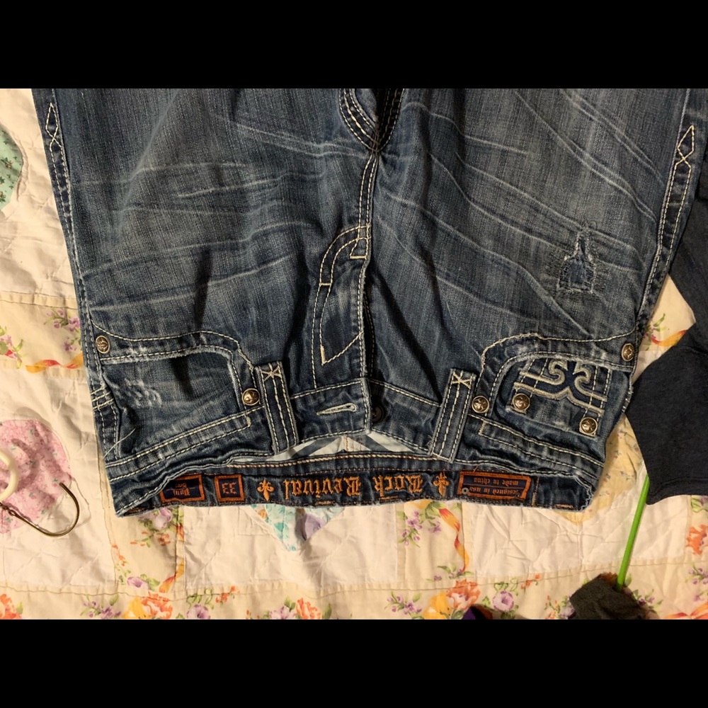 Men’s rock revival jeans